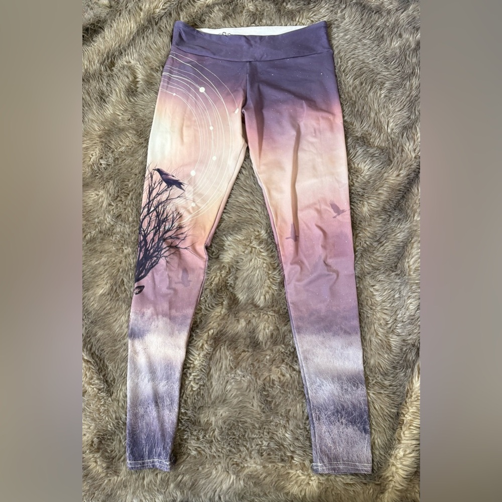Society6 Serene Deer and Tree Leggings
